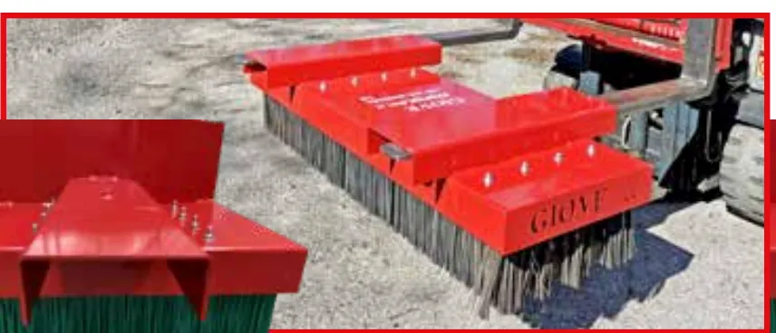 Fork Attachment 1.5 x 0.5 – Compact industrial broom for tight spaces