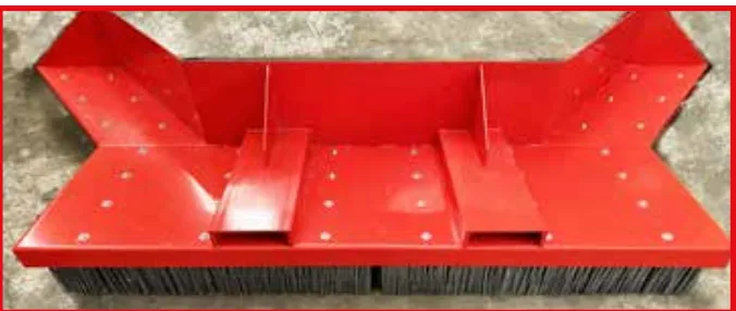 Fork + Blade Model V – Broom with V configuration